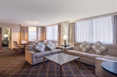 Austin hotel room couches